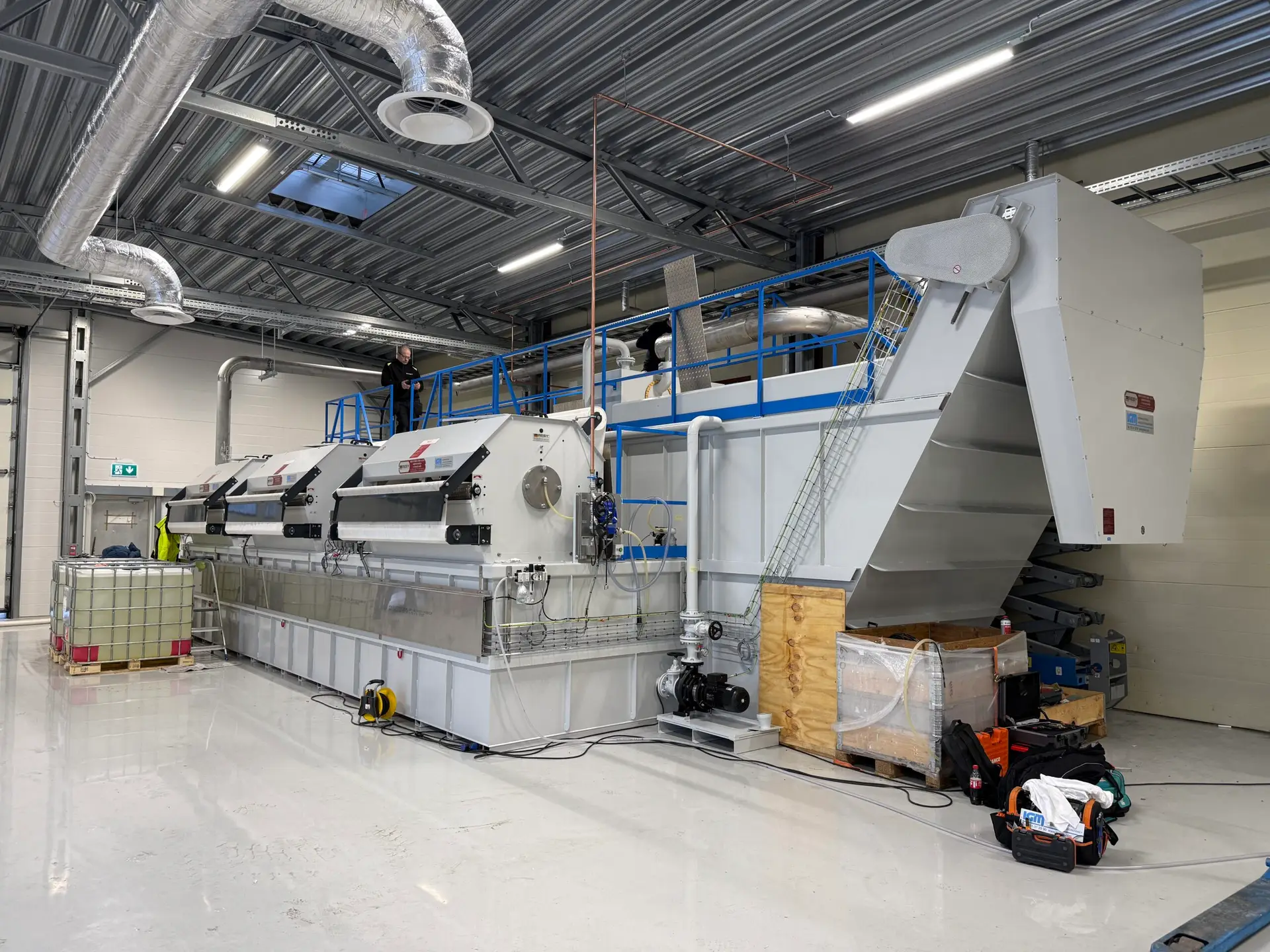 Installation av filteranläggning