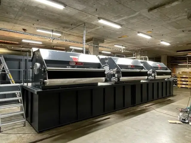 Kapacitetsutbyggnad slipfilteranläggning